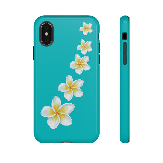 Flower Me Blue Durable Phone Case
