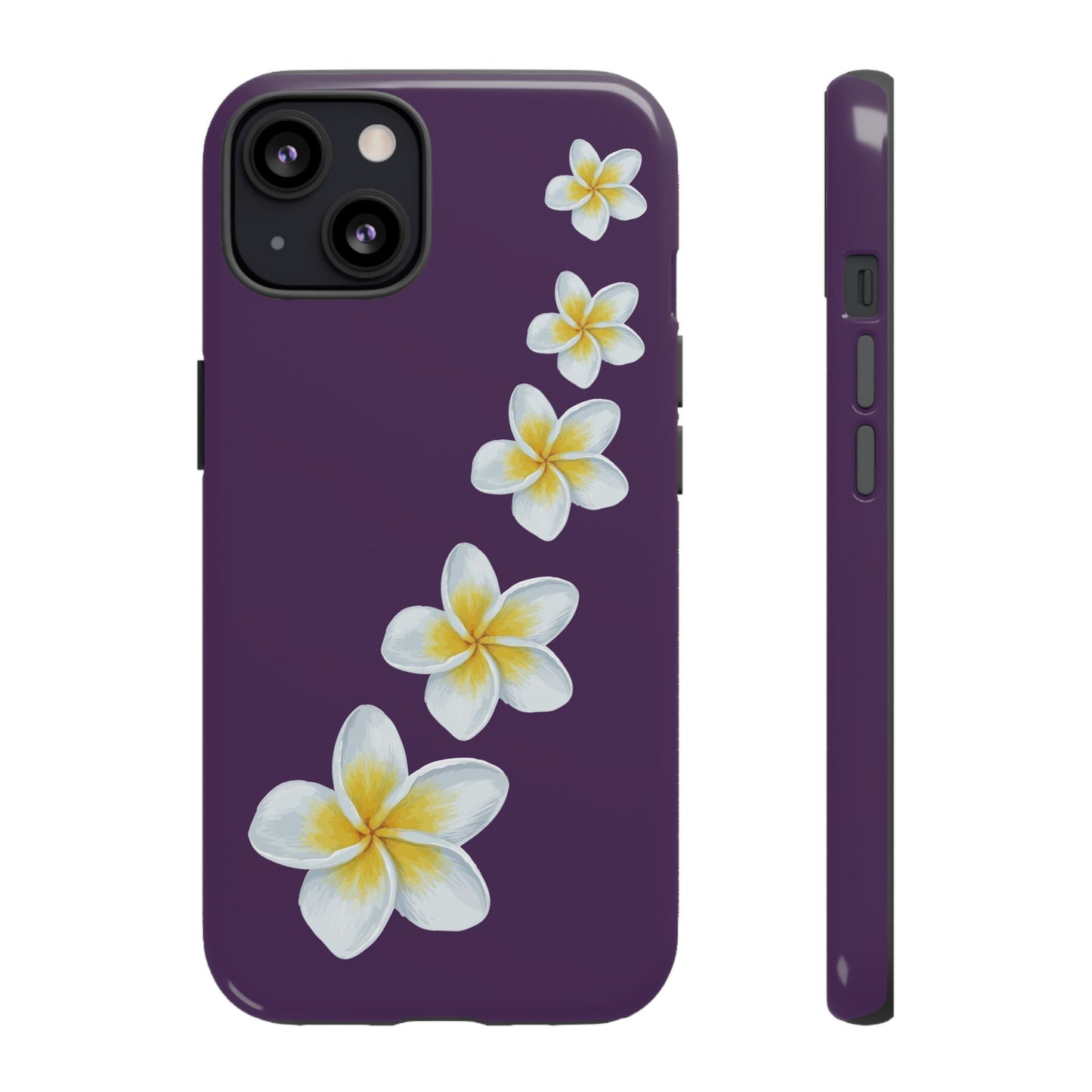 Flower Me Purple Durable Phone Case