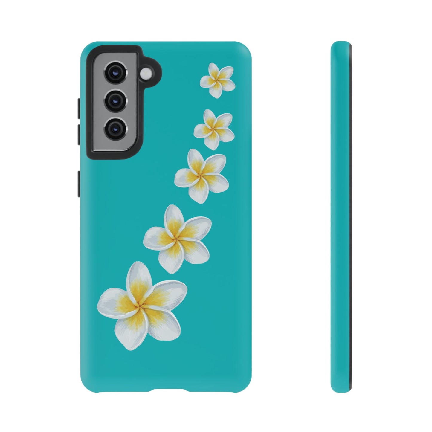Flower Me Blue Durable Phone Case
