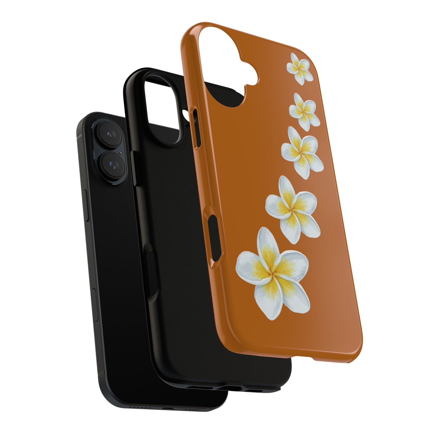 Flower Me Orange Durable Phone Cases