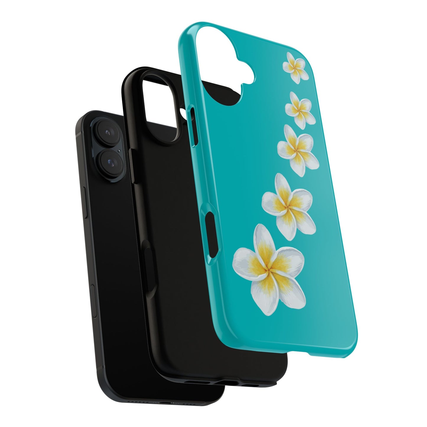 Flower Me Blue Durable Phone Case