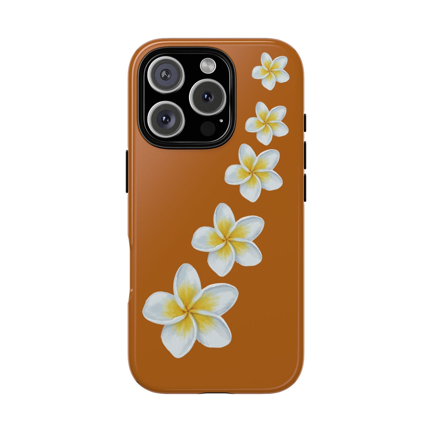 Flower Me Orange Durable Phone Cases