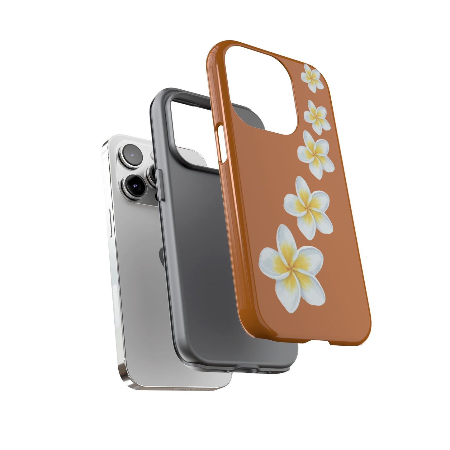 Flower Me Orange Durable Phone Cases