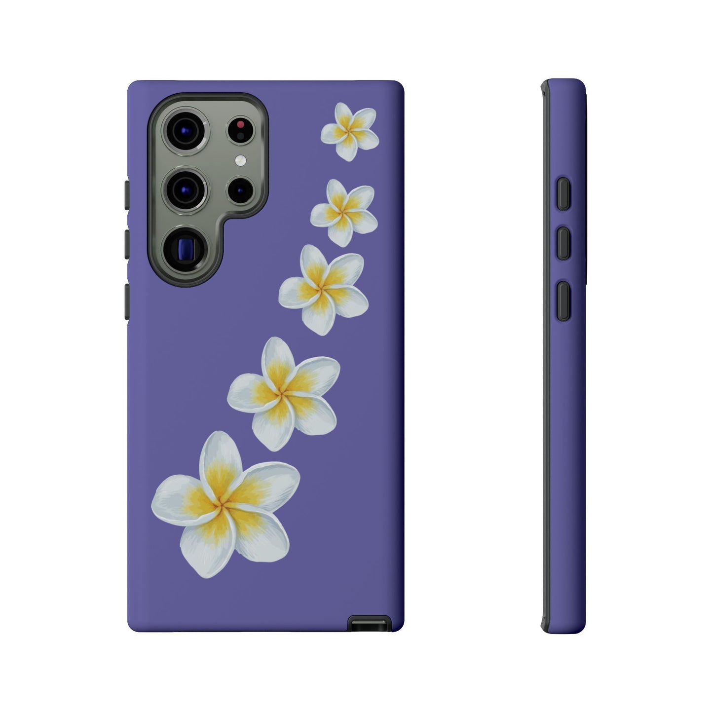 Flower Me Indigo Durable Phone Case