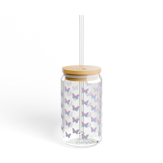 Butterfly Glass Sipper