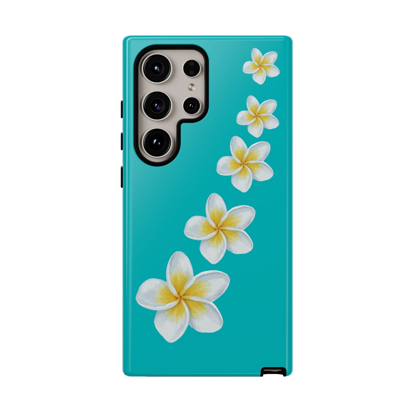 Flower Me Blue Durable Phone Case