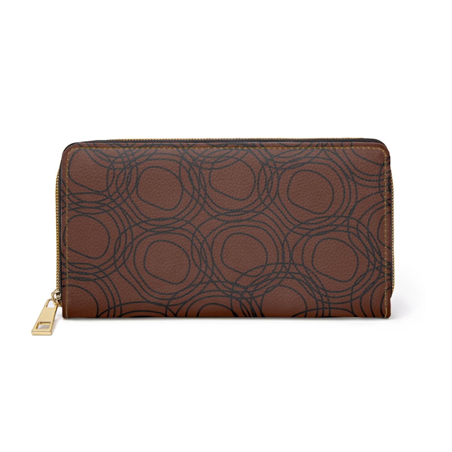 Chic Zipper Wallet in Cinnamon