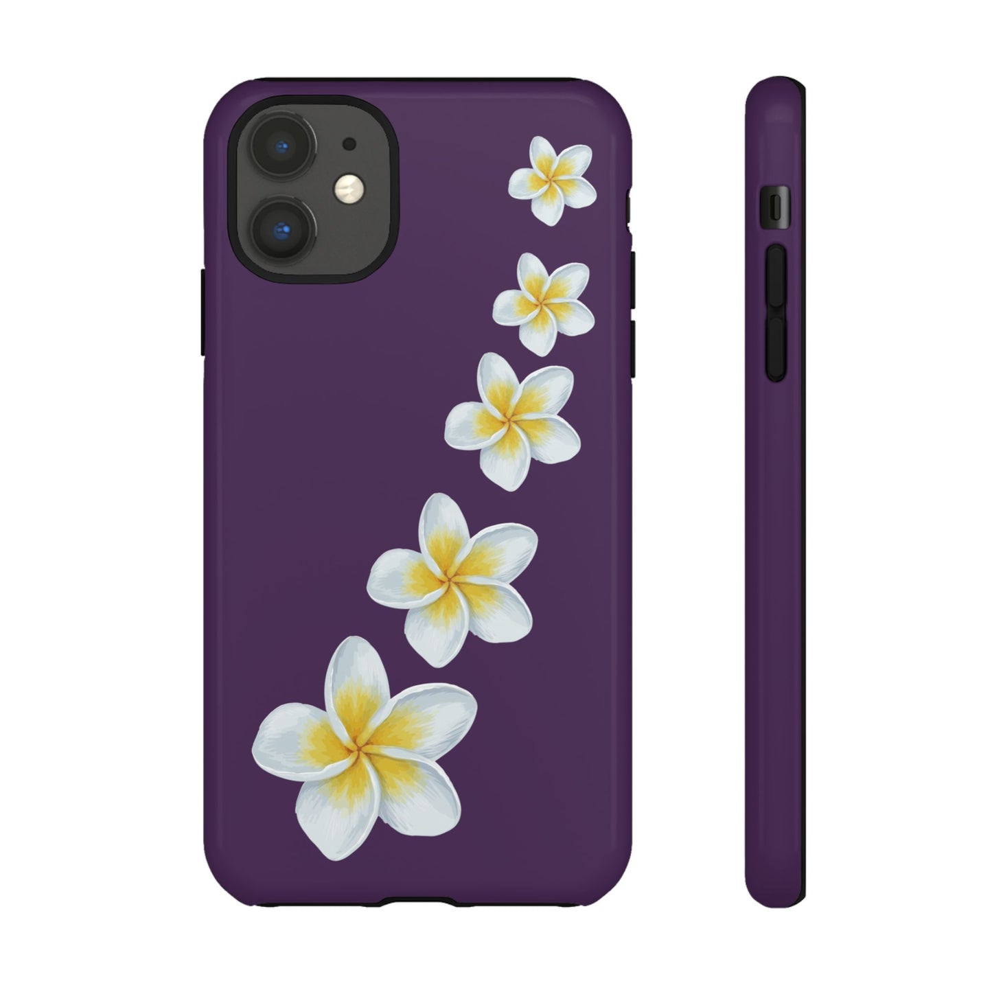 Flower Me Purple Durable Phone Case