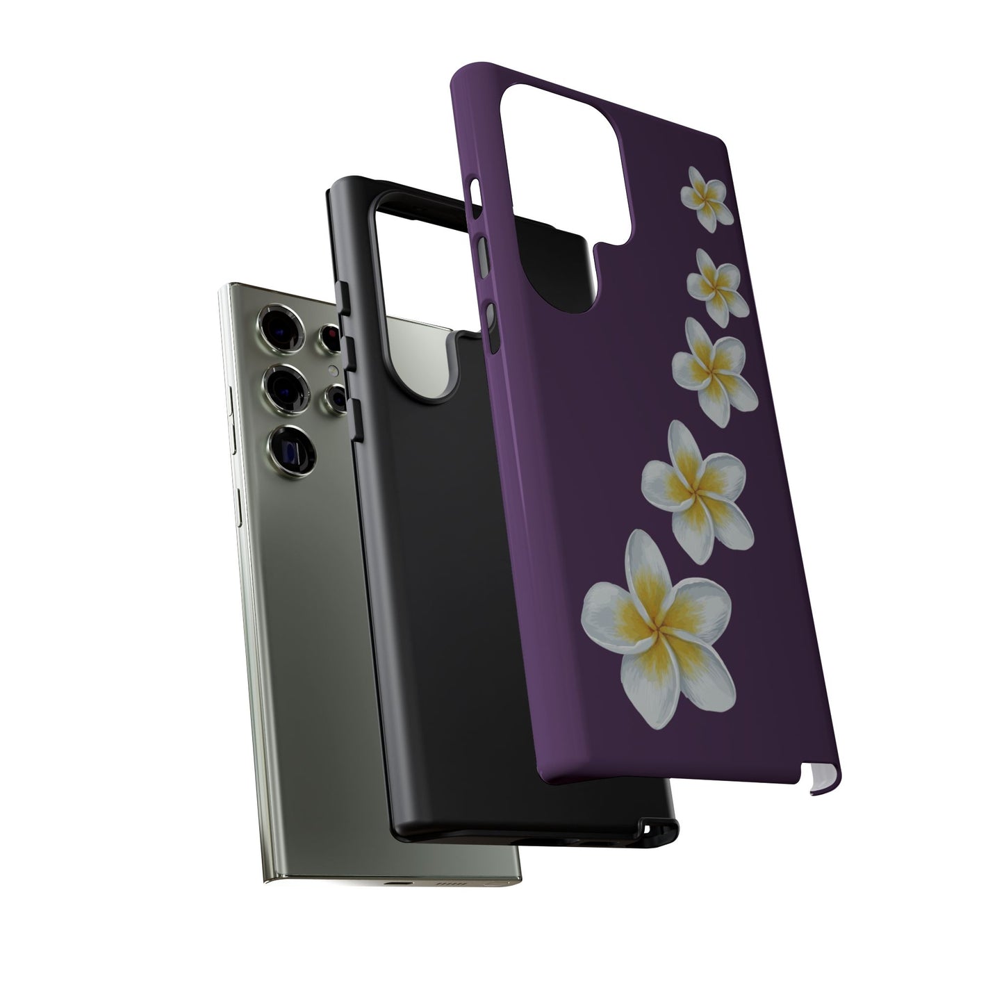 Flower Me Purple Durable Phone Case