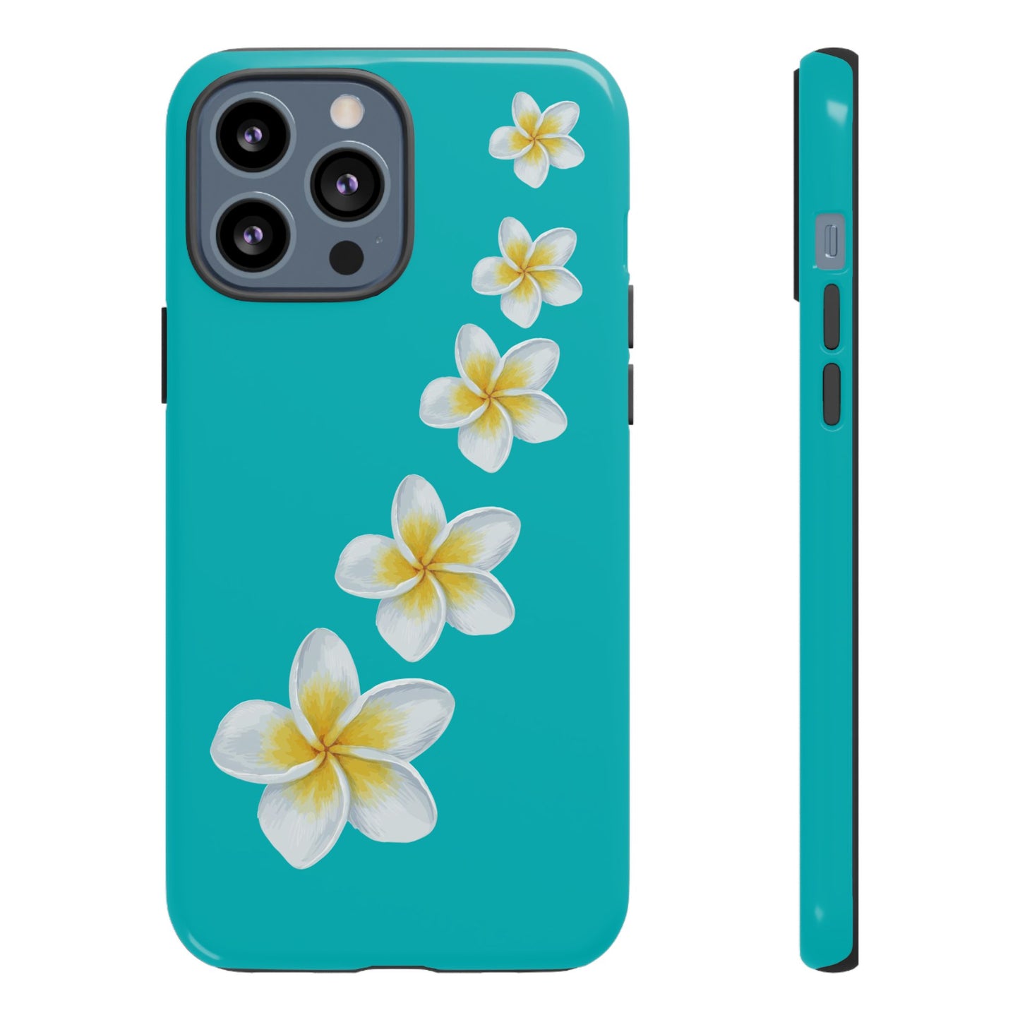 Flower Me Blue Durable Phone Case
