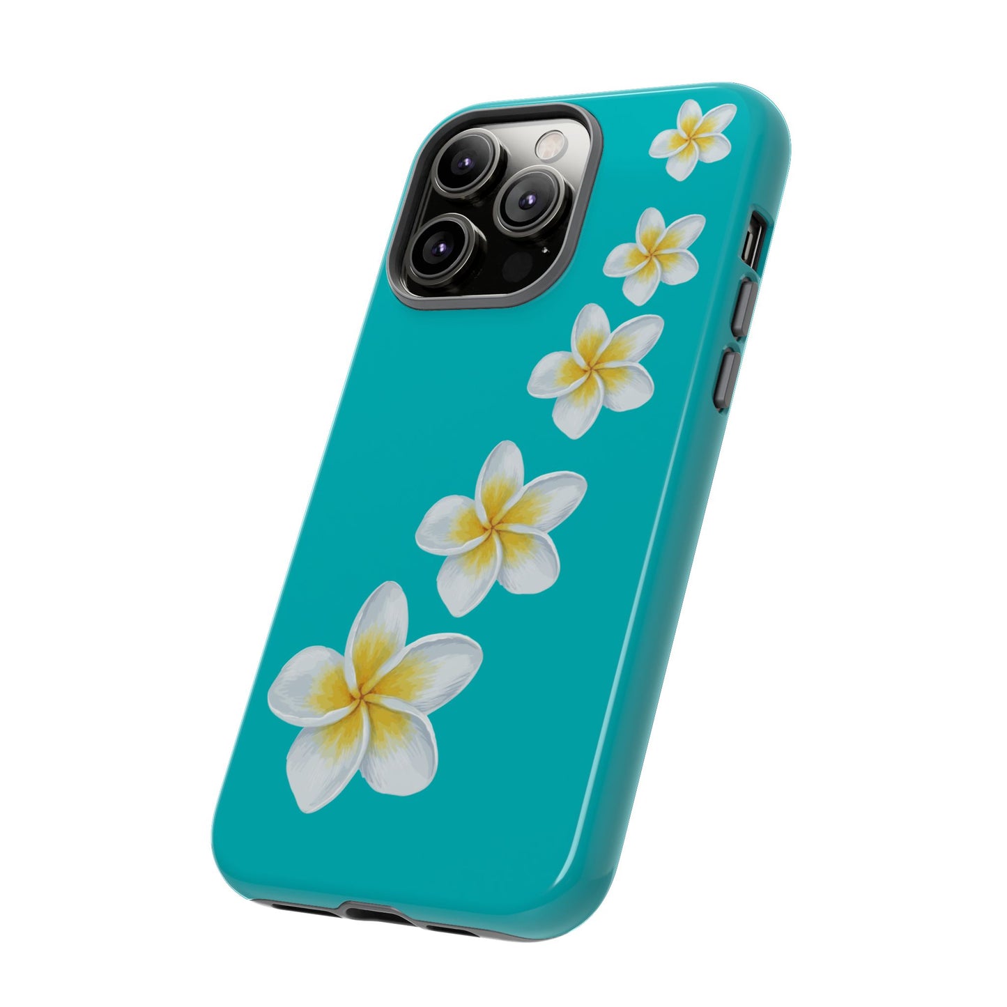 Flower Me Blue Durable Phone Case