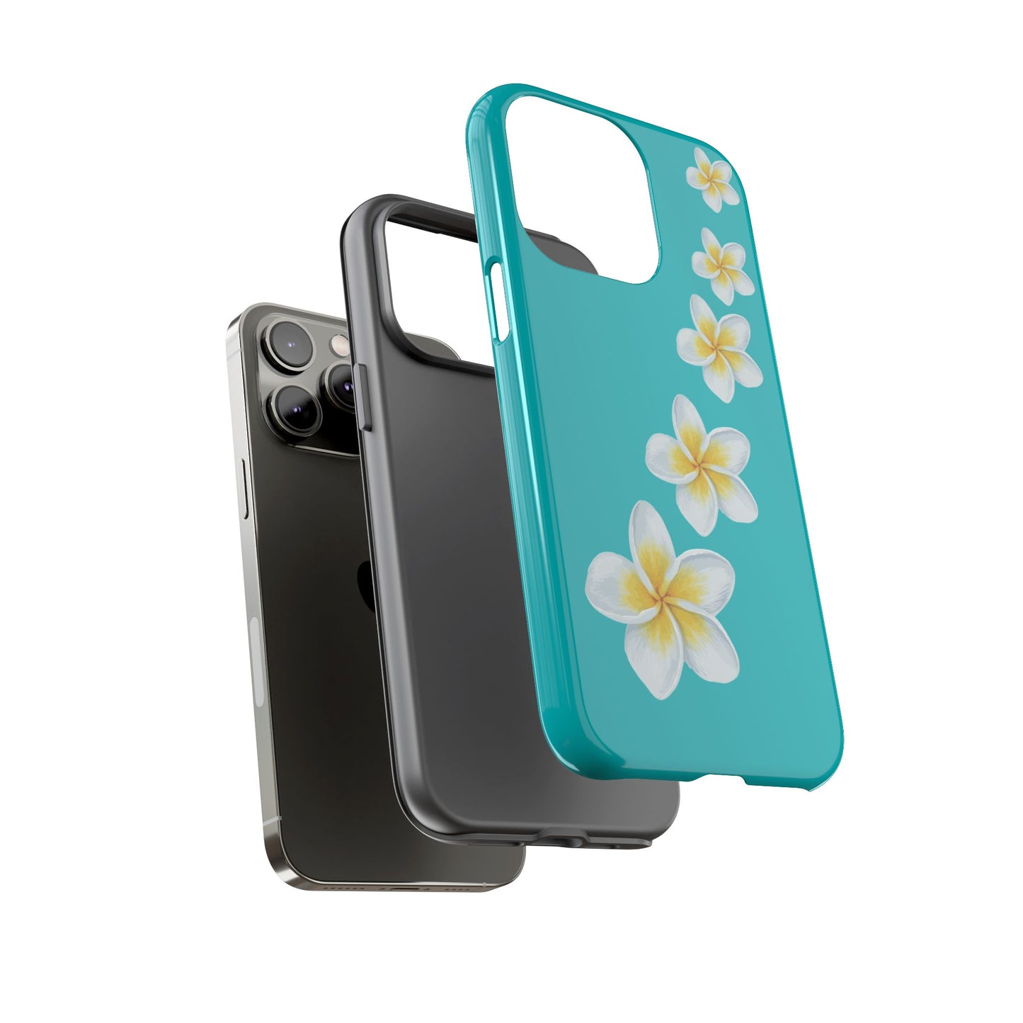 Flower Me Blue Durable Phone Case